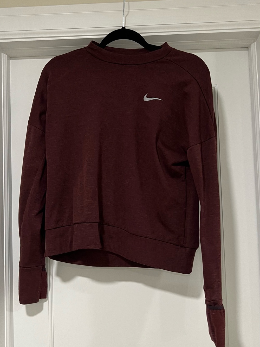 Nike Women's Burgundy Pullover Sweatshirt